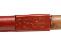 Sioux Catlinite Pipe, with Inscription by Louis Rott