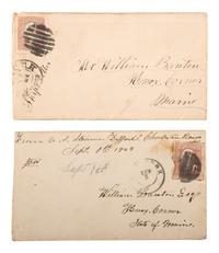 [CIVIL WAR]. CDV of Acting Master Jeremiah C. Wentworth (1811-1864) with Civil War-date letters written by Wentworth while serving aboard the USS Daffodil .