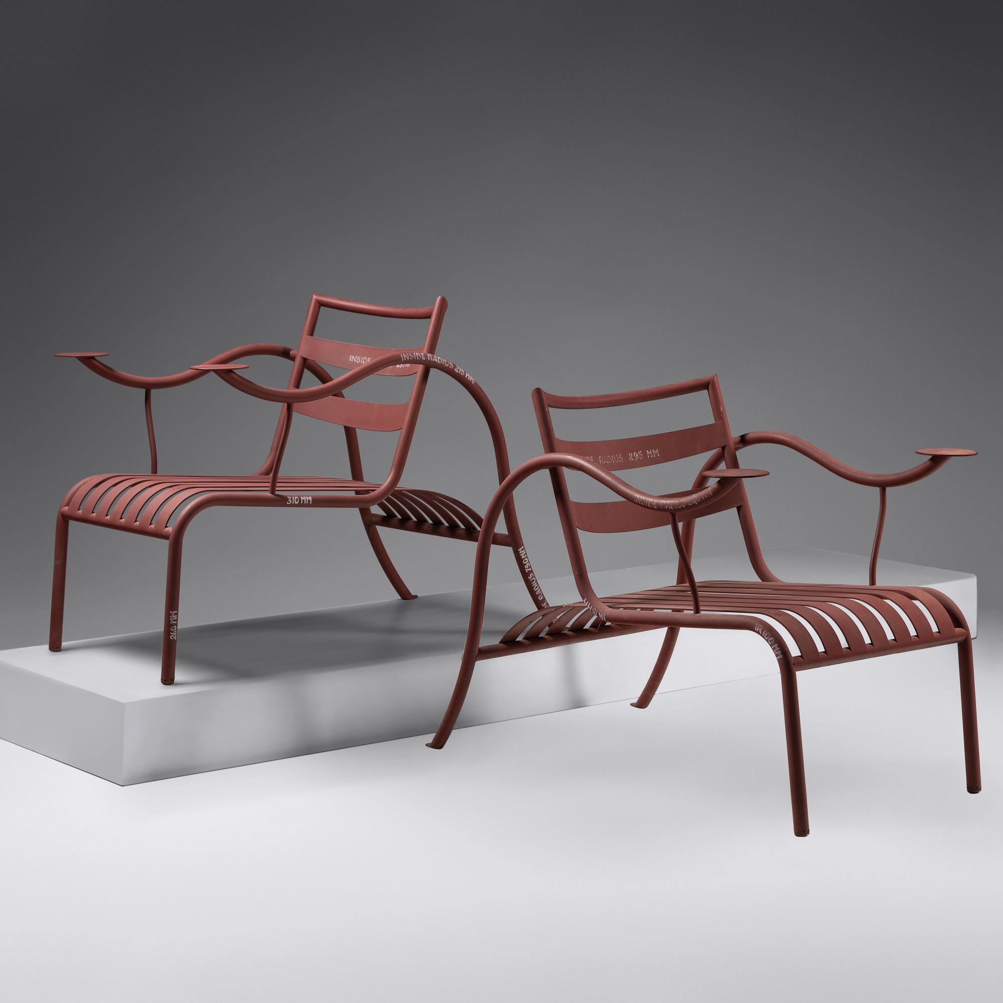 Pair of Thinking Man's Chairs , 1988 Aram, London