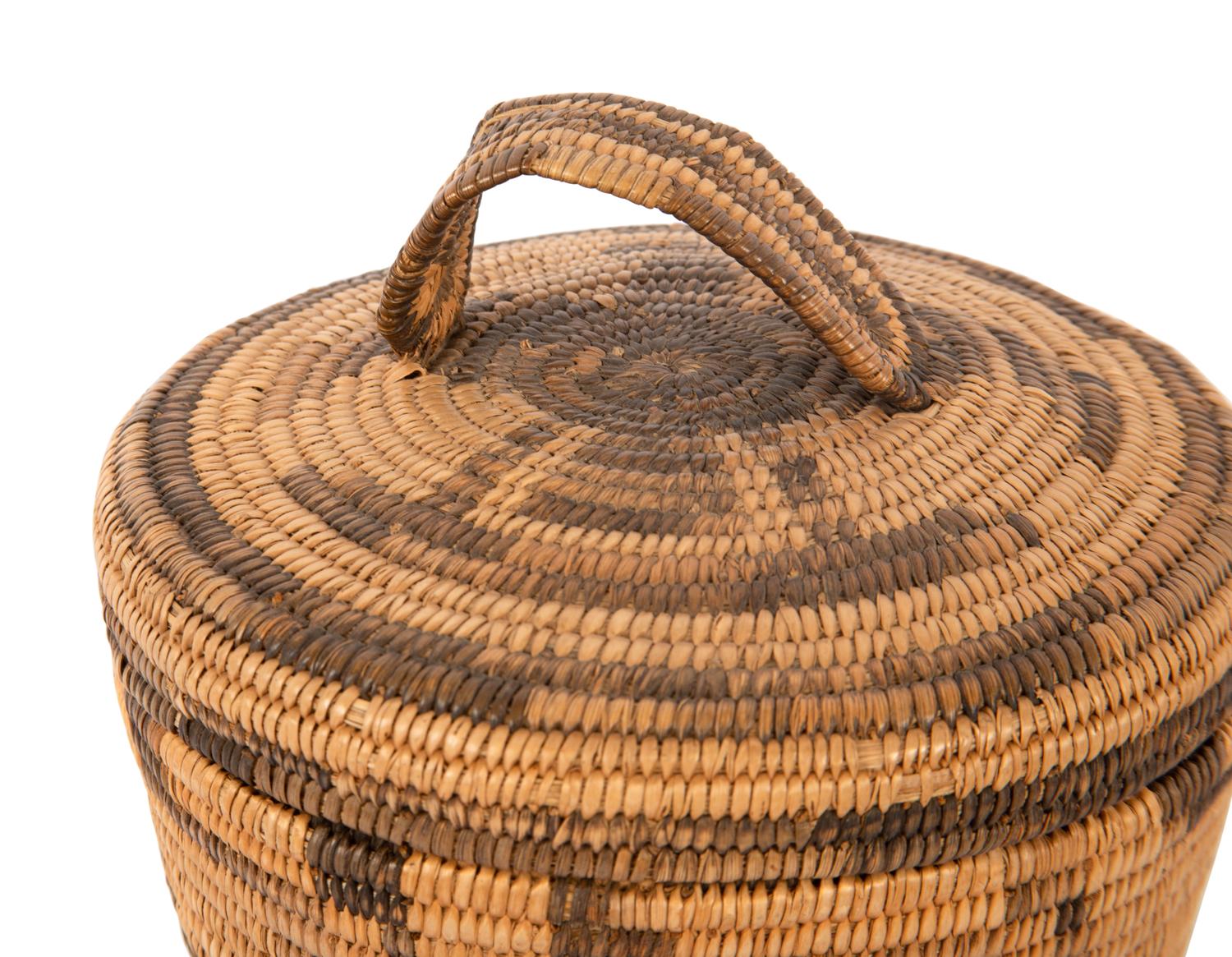 Tohono O'odham Lidded Baskets