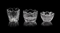 Three Crystalina Bowls Diameter of largest 3/4 inches. — Jim Irish