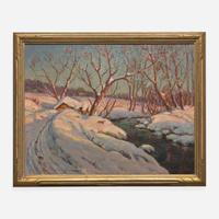 Constantin Aleksandrovich Westchiloff (Russian, 1877–1945) Winter Landscape