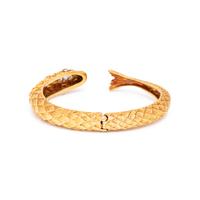 DAVID WEBB, YELLOW GOLD, DIAMOND AND RUBY PISCES CUFF BRACELET