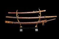 A Set of Three Japanese Swords