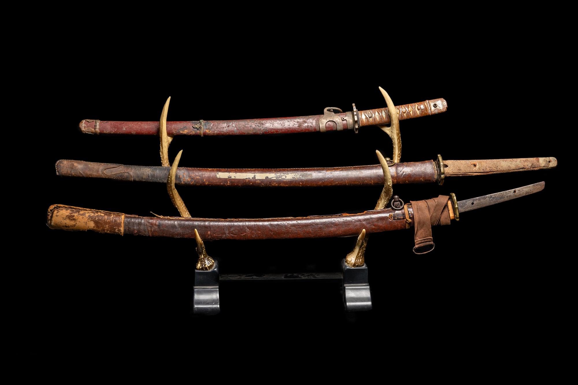 A Set of Three Japanese Swords