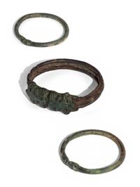 Three Luristan Bronze Bracelets