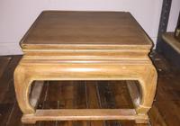 A Chinese Style Low Stand Height 12 x width 17 3/4 x depth 17 3/4 inches.
