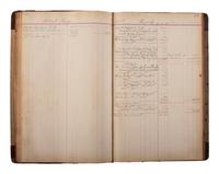 [NATIVE AMERICAN] -- [OKLAHOMA TERRITORY]. Manuscript ledger from trading post at Cloud Chief, Oklahoma Territory, with detailed purchase records for members of the Cheyenne and Arapaho Tribe, ca 1903-1904.