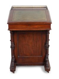 A Victorian Mahogany Davenport Desk — 19TH CENTURY