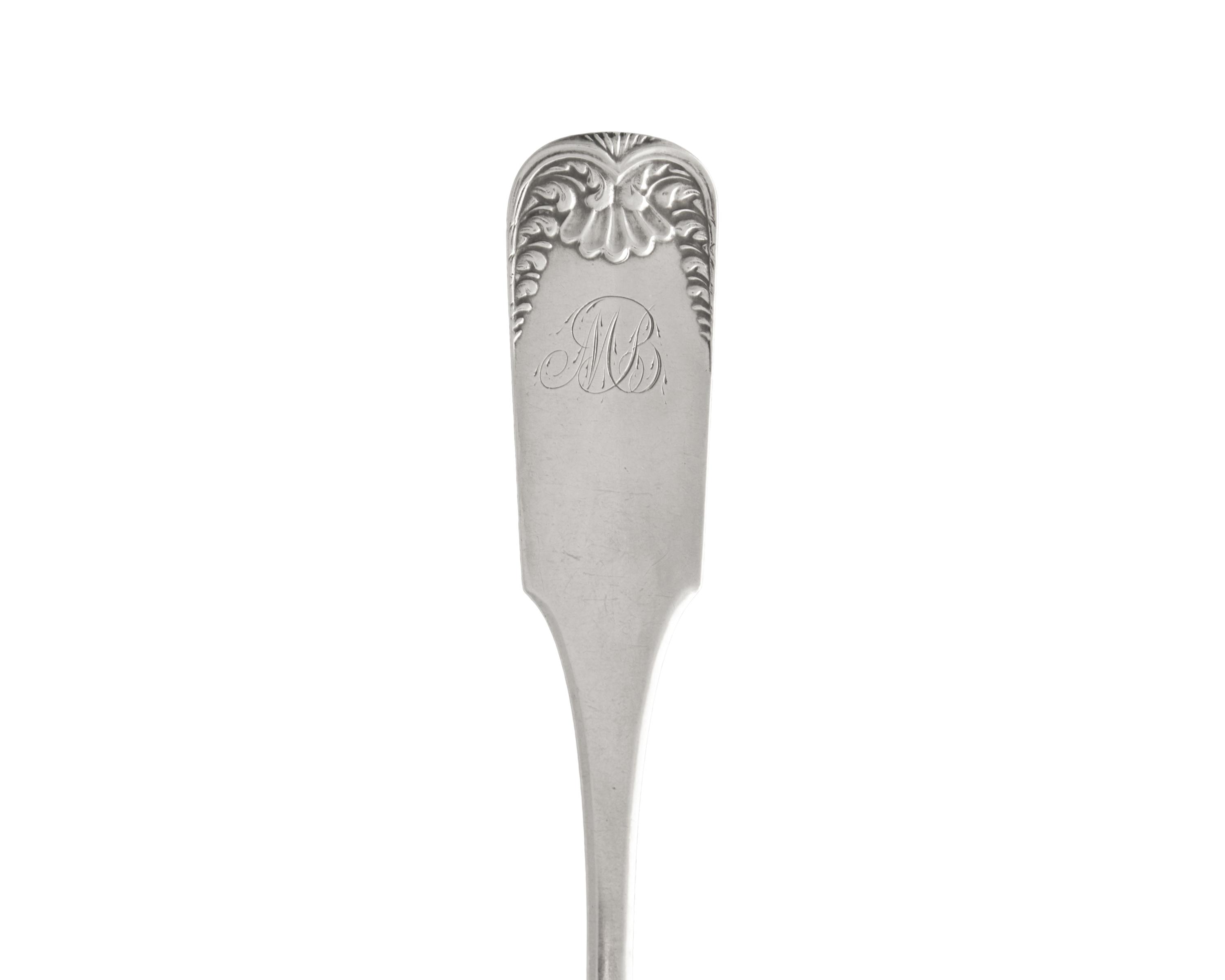 A Set of Fifteen Federal Silver Spoons