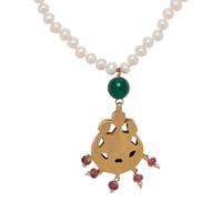 MULTIGEM AND DIAMOND NECKLACE