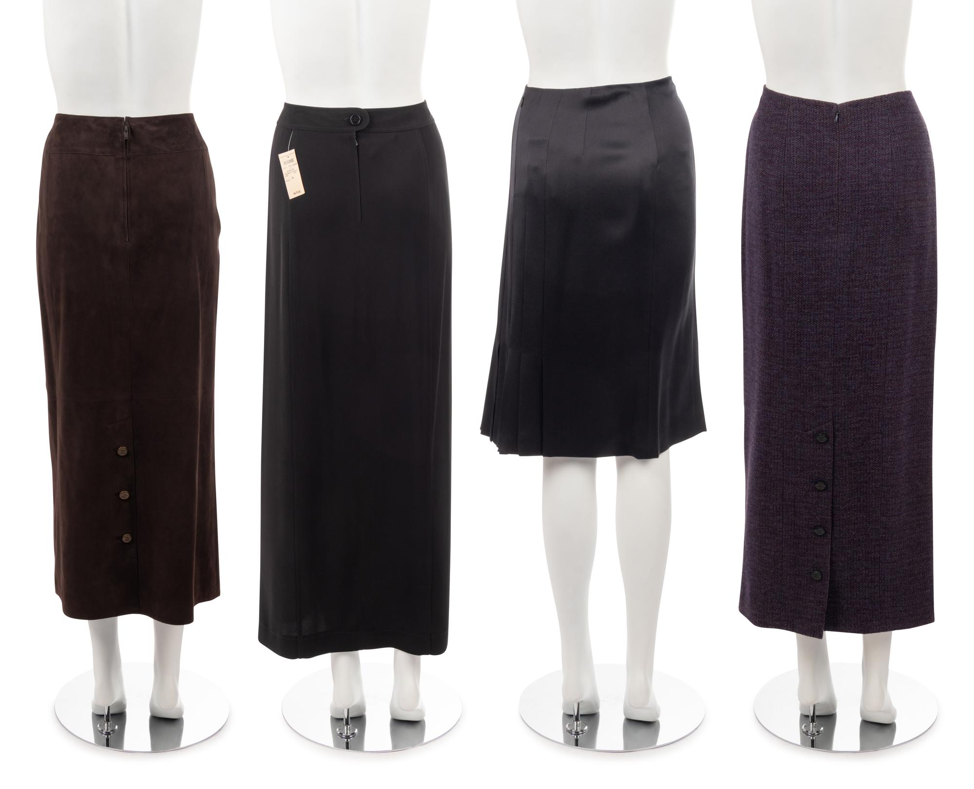 Seven Chanel Pieces: One Two-Piece Pant Ensemble, One Dress, Four Skirts, 1998-2004