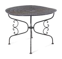 A Victorian Style Painted Metal Garden Suite