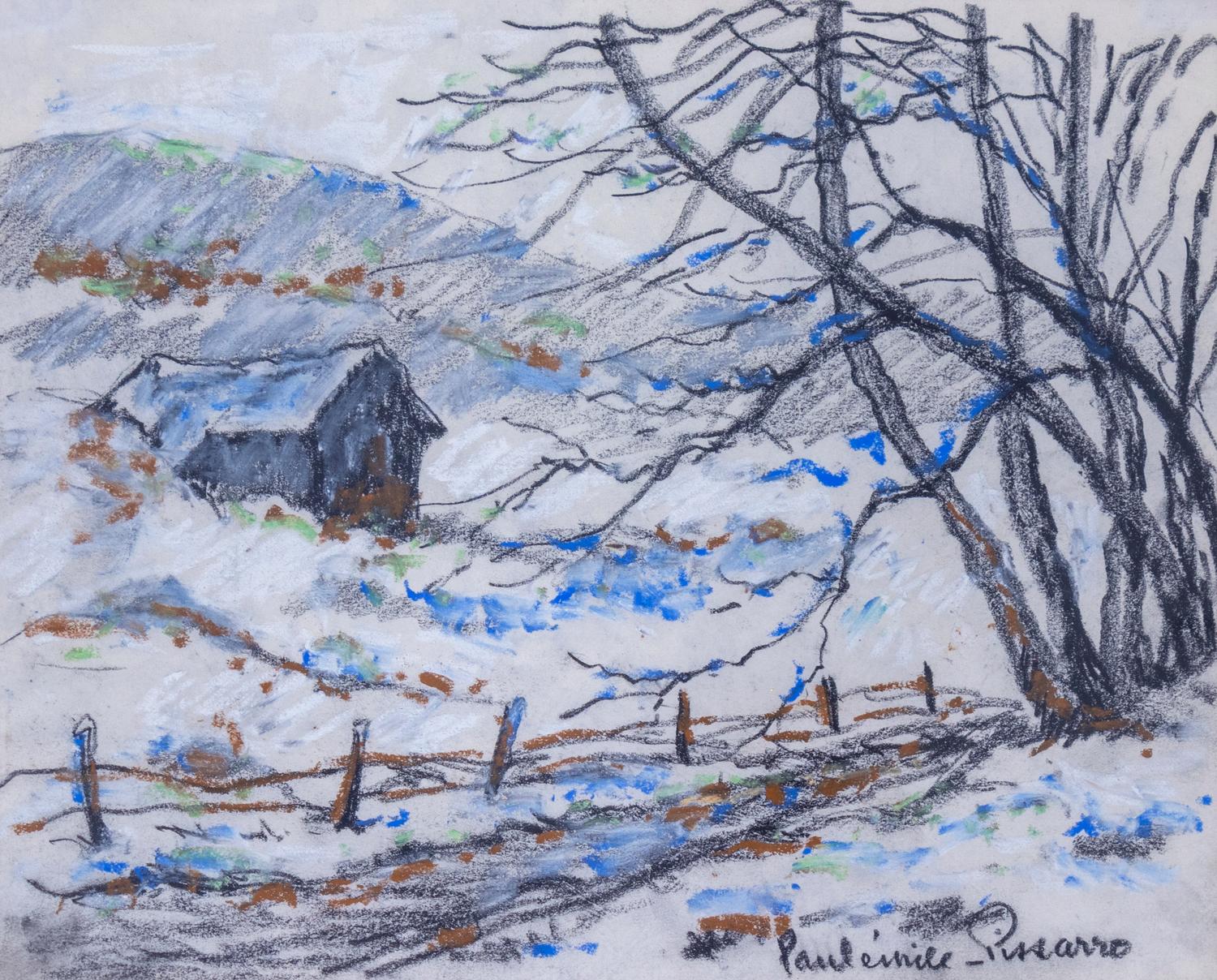 Village In Snow