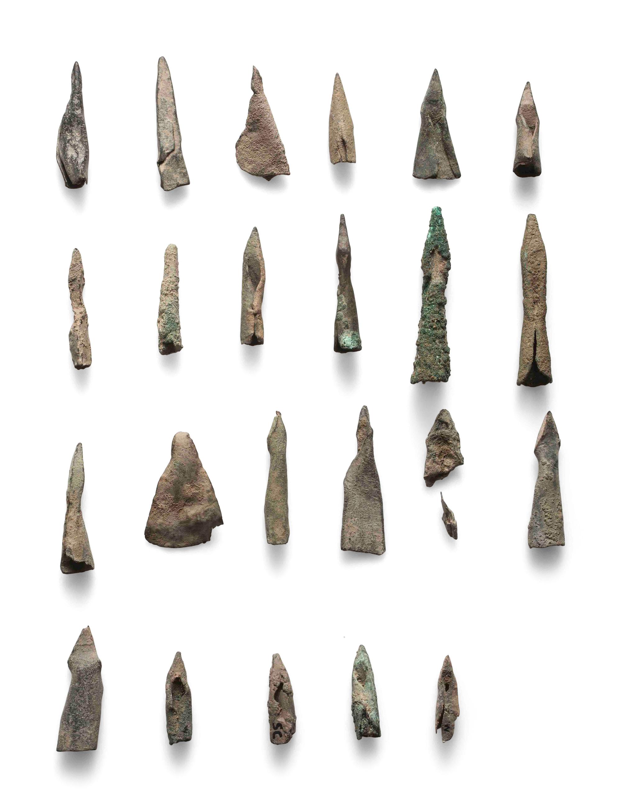 Spanish Cross Bow Tips, From the Collection of Forrest Fenn