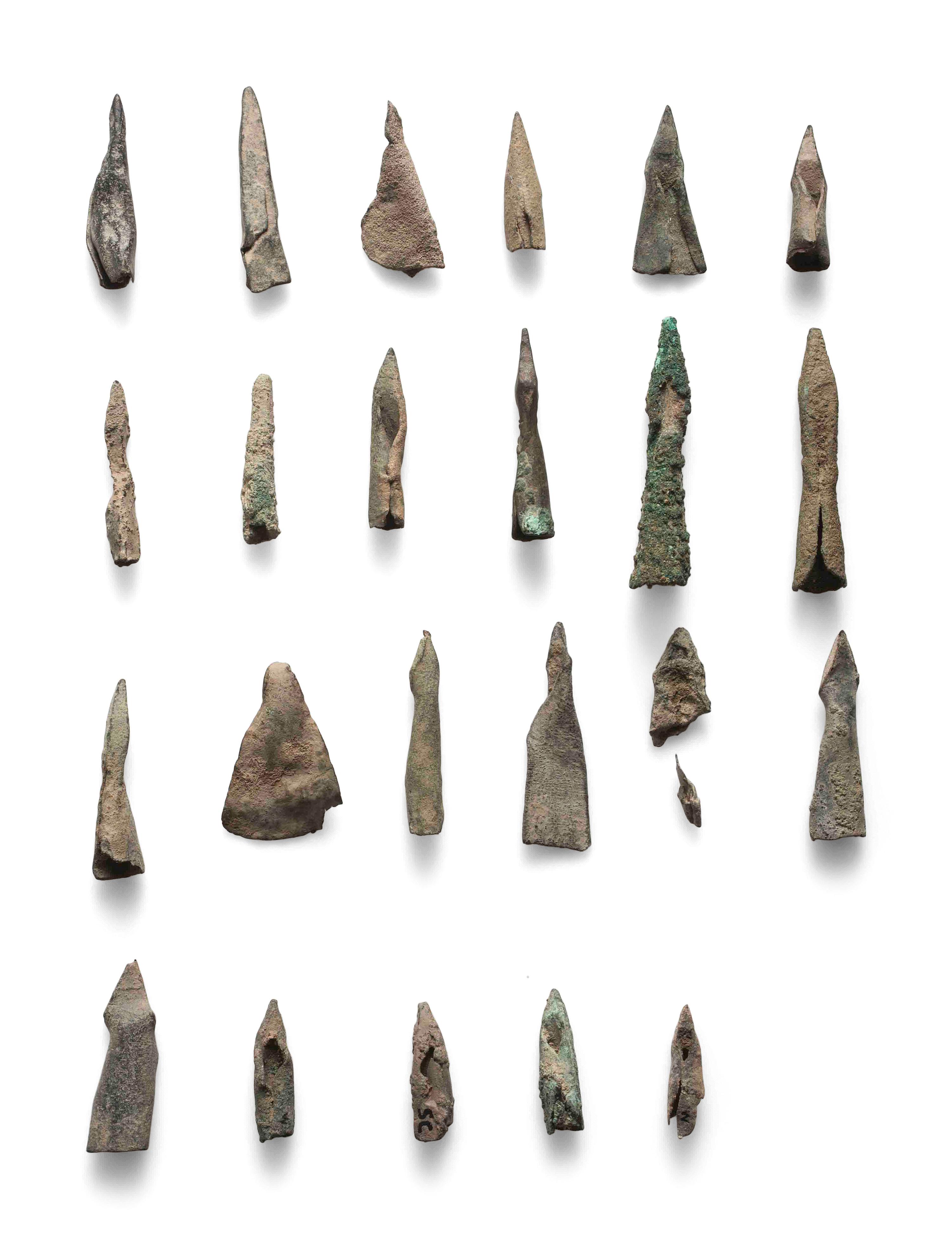 Spanish Cross Bow Tips, From the Collection of Forrest Fenn