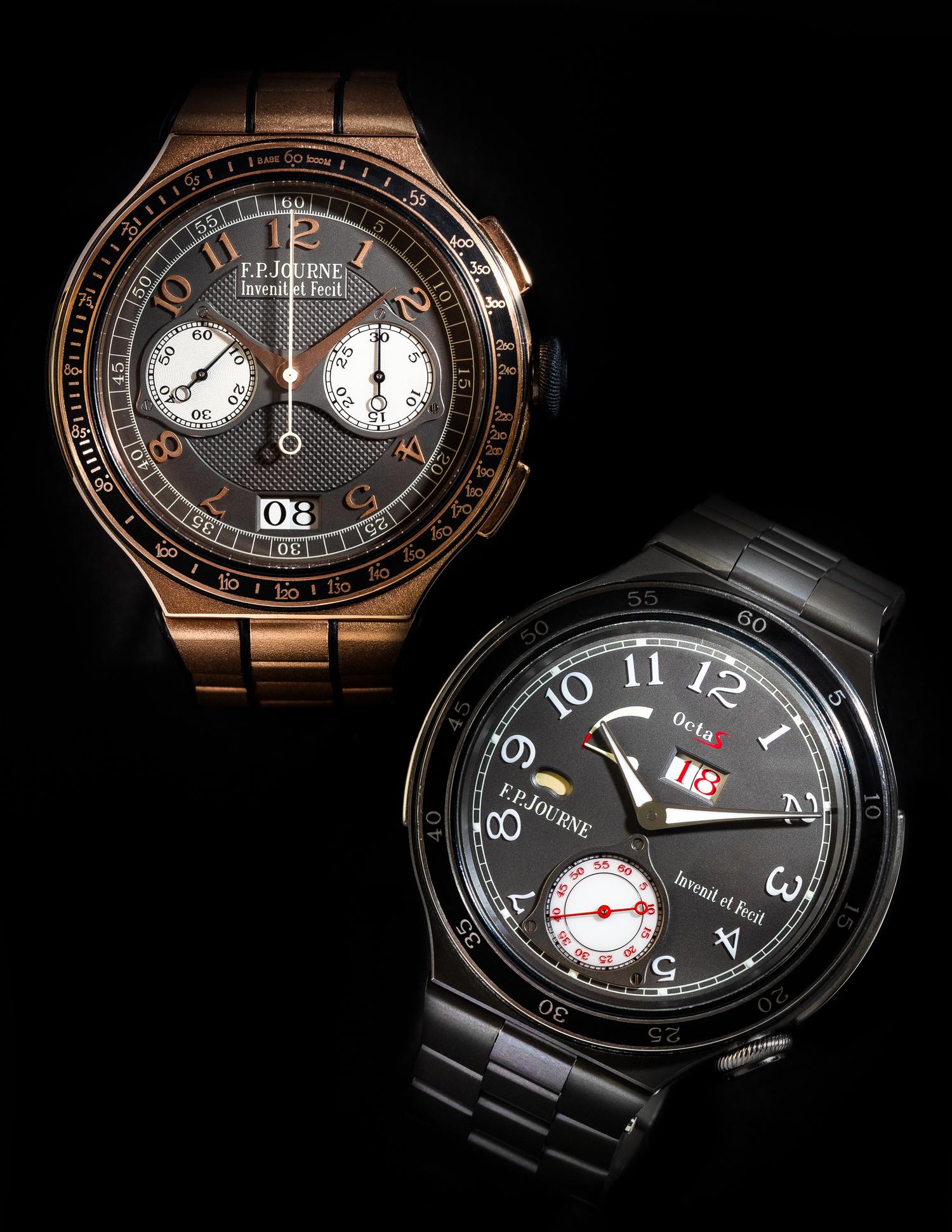 F.P. JOURNE, 18K ROSE GOLD 'LINESPORT CHRONOGRAPHE RATTRAPANTE' WATCH