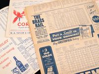 A Group of Vintage New York Baseball Publications (Including Willie Mays and Mickey Mantle Rookie Seasons),