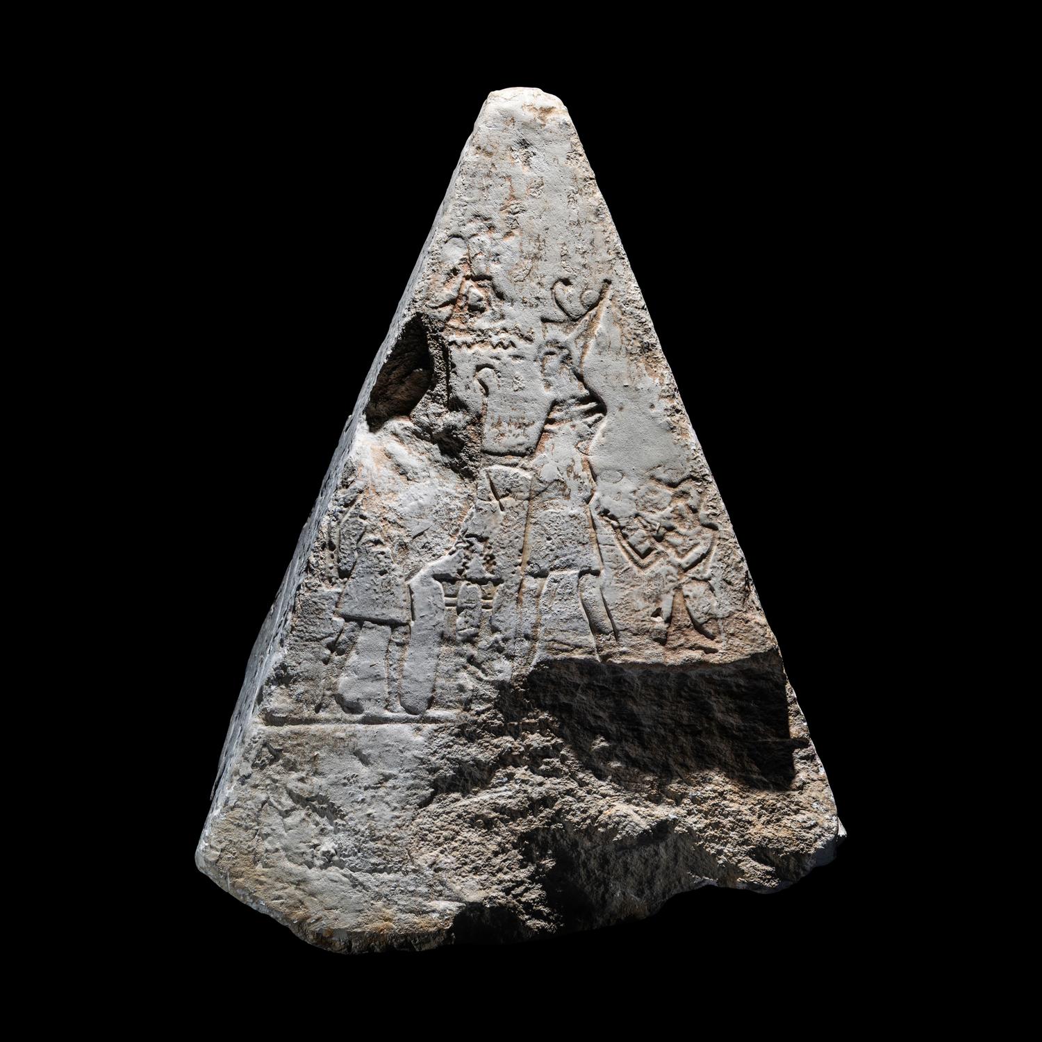 An Egyptian Limestone Pyramidion