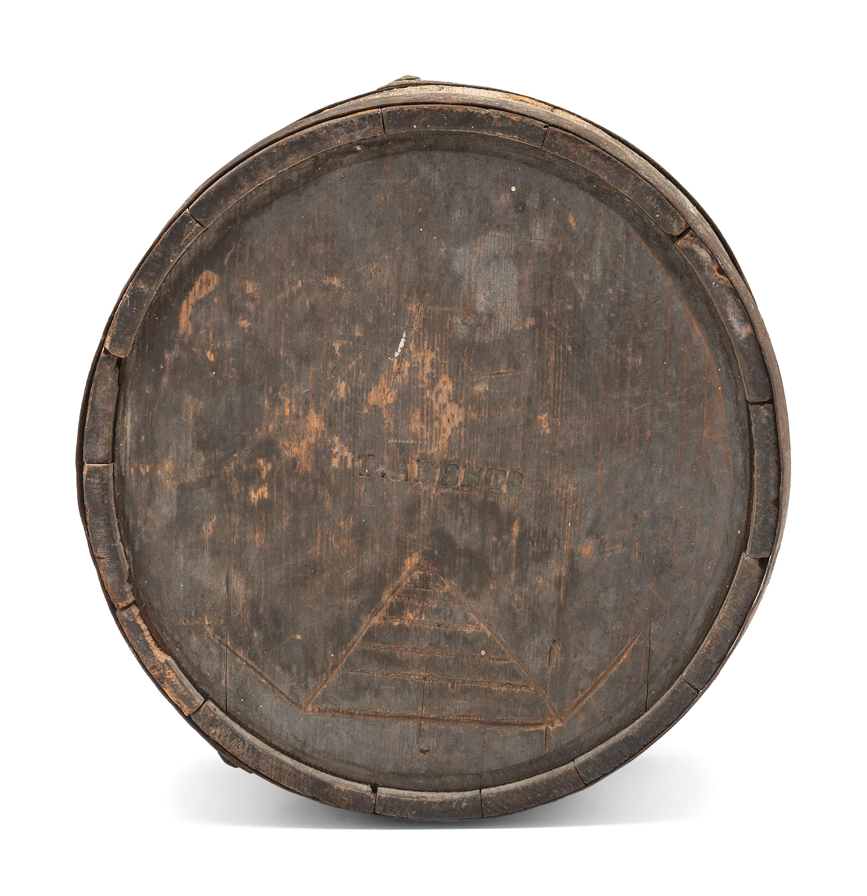 [WAR OF 1812]. New York State Militia canteen. Ca early 19th century.