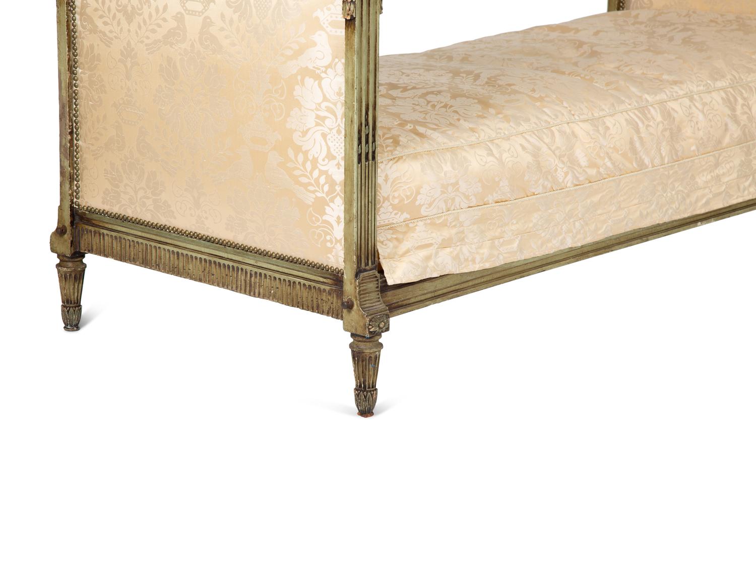 A Louis XVI Style Painted Day Bed