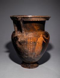 An Etruscan Red-Figured Column Krater
