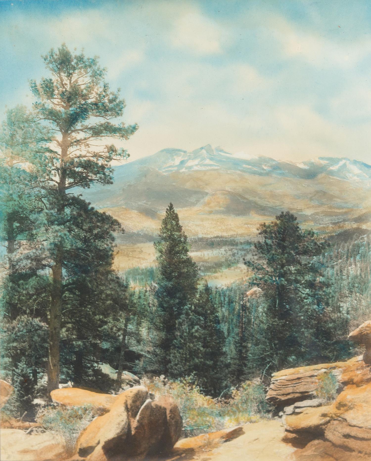 STANDLEY, H.L. A group of 7 colored reproductions of photographs after H.L. Standley of Colorado scenes.