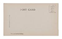 [WASHINGTON, Booker T. (1856-1915)]. Rotograph postcard. New York: The Rotograph Company, n.d., ca 1902. SIGNED BY WASHINGTON.