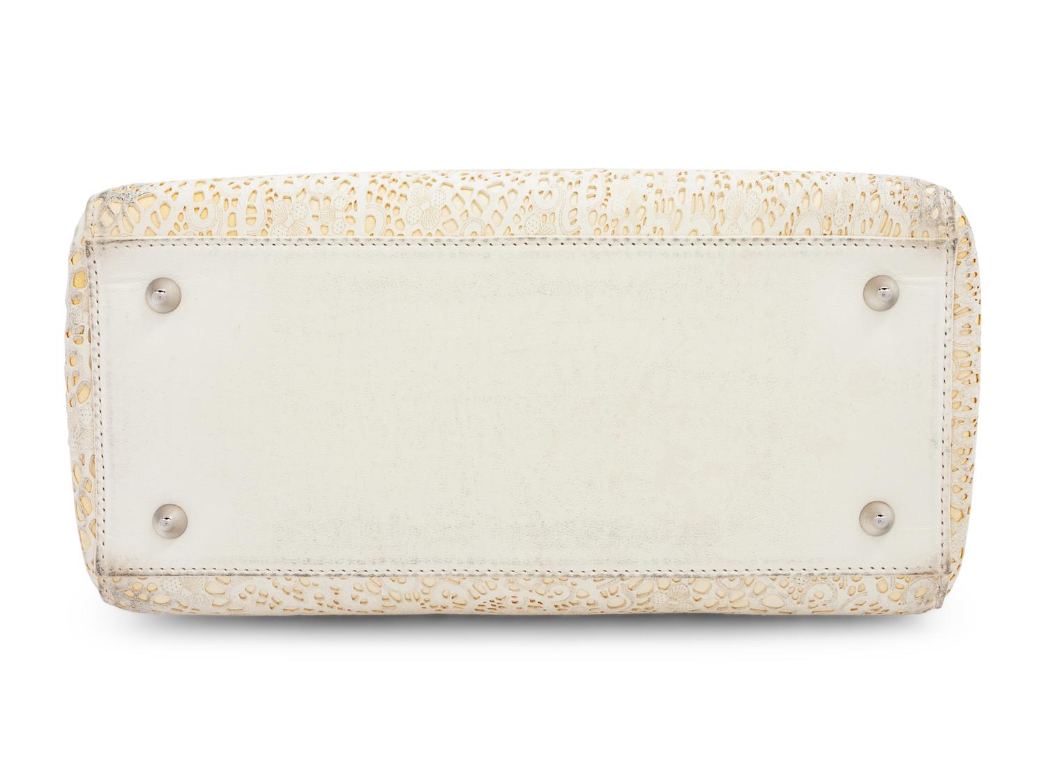 Christian Dior Limited Edition Laser Cut Leather Small Lady Dior Bag, 2007