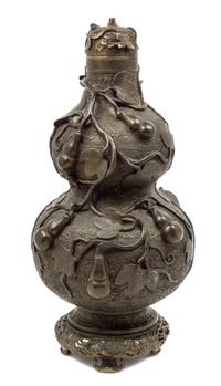 A Chinese Bronze Vase Height 20 inches. — LATE 19TH CENTURY