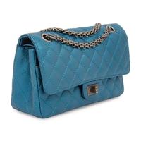 CHANEL, METALLIC BLUE 2.55 REISSUE FLAP BAG