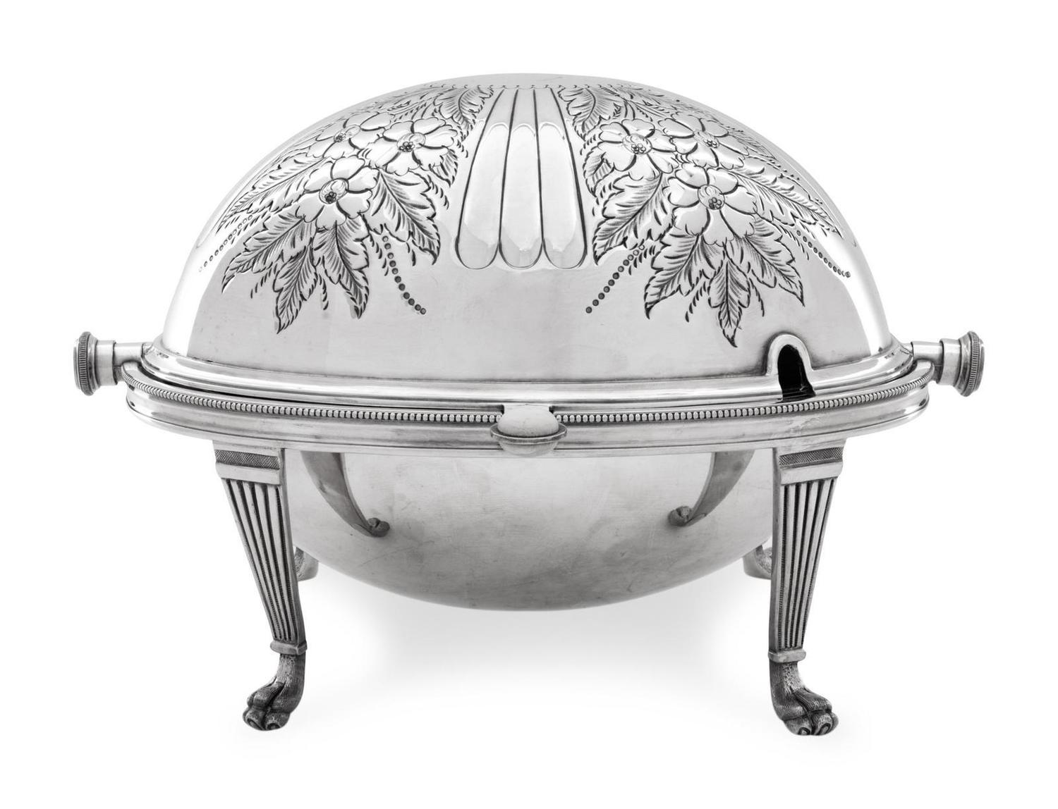 A Collection of English and American Silver-Plate Serving Articles