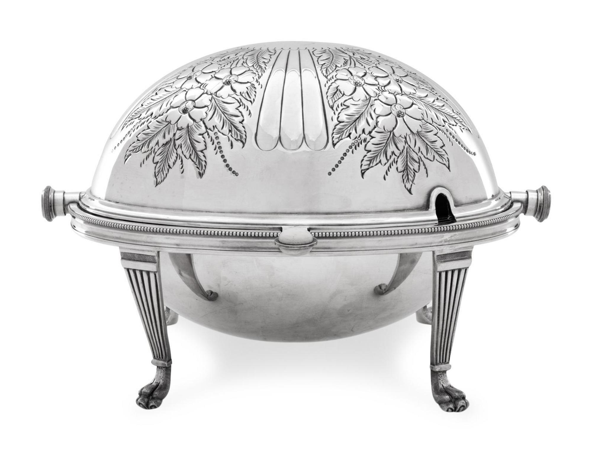 A Collection of English and American Silver-Plate Serving Articles