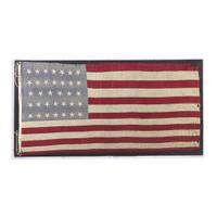 [FLAGS]. Civil War-era 34-star parade flag commemorating Kansas statehood. Ca 1861-1863.