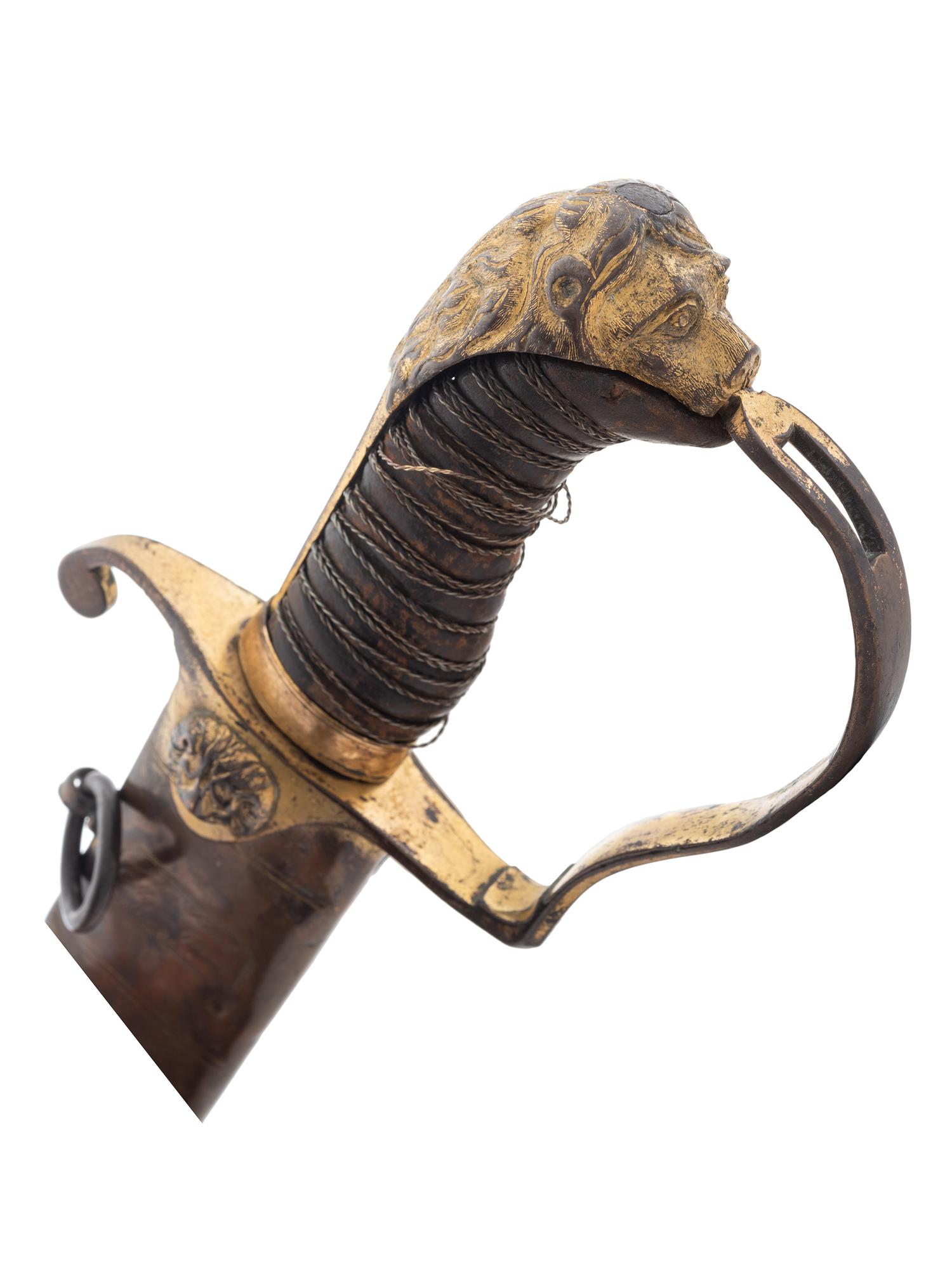[WAR OF 1812]. 1803 pattern British Light Infantry or Grenadier officer's sword made by noted Irish cutler John Reed, College Green, Dublin.