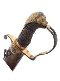 [WAR OF 1812]. 1803 pattern British Light Infantry or Grenadier officer's sword made by noted Irish cutler John Reed, College Green, Dublin.