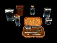 A Group of Silver Mounted Vanity Articles — 20TH CENTURY