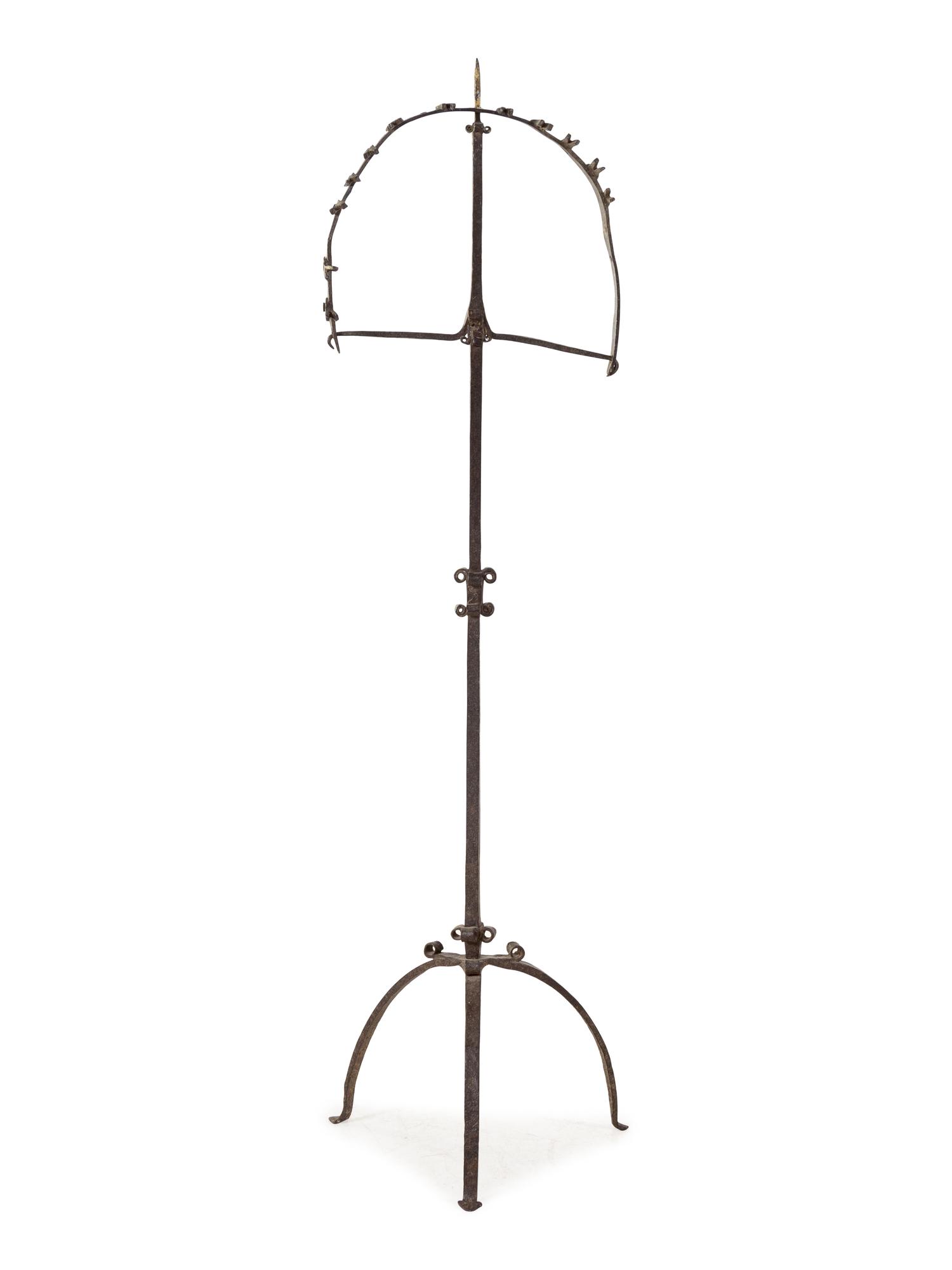A Continental Iron Torchère