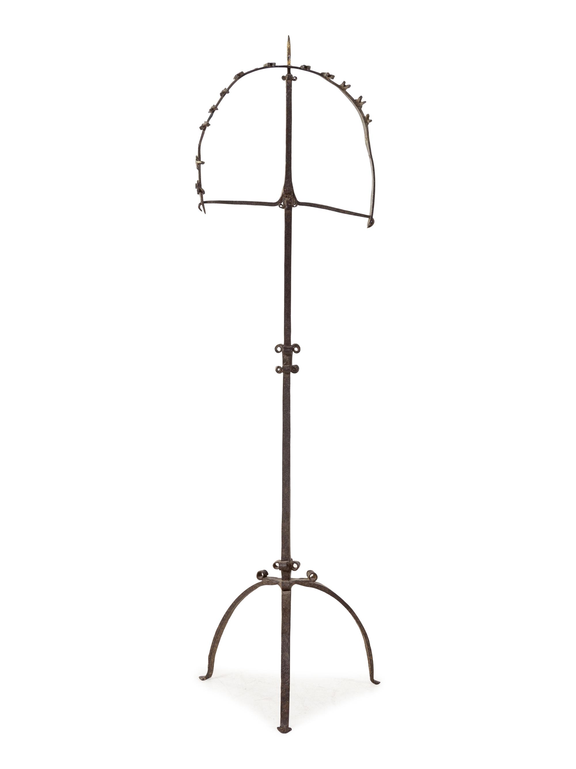 A Continental Iron Torchère