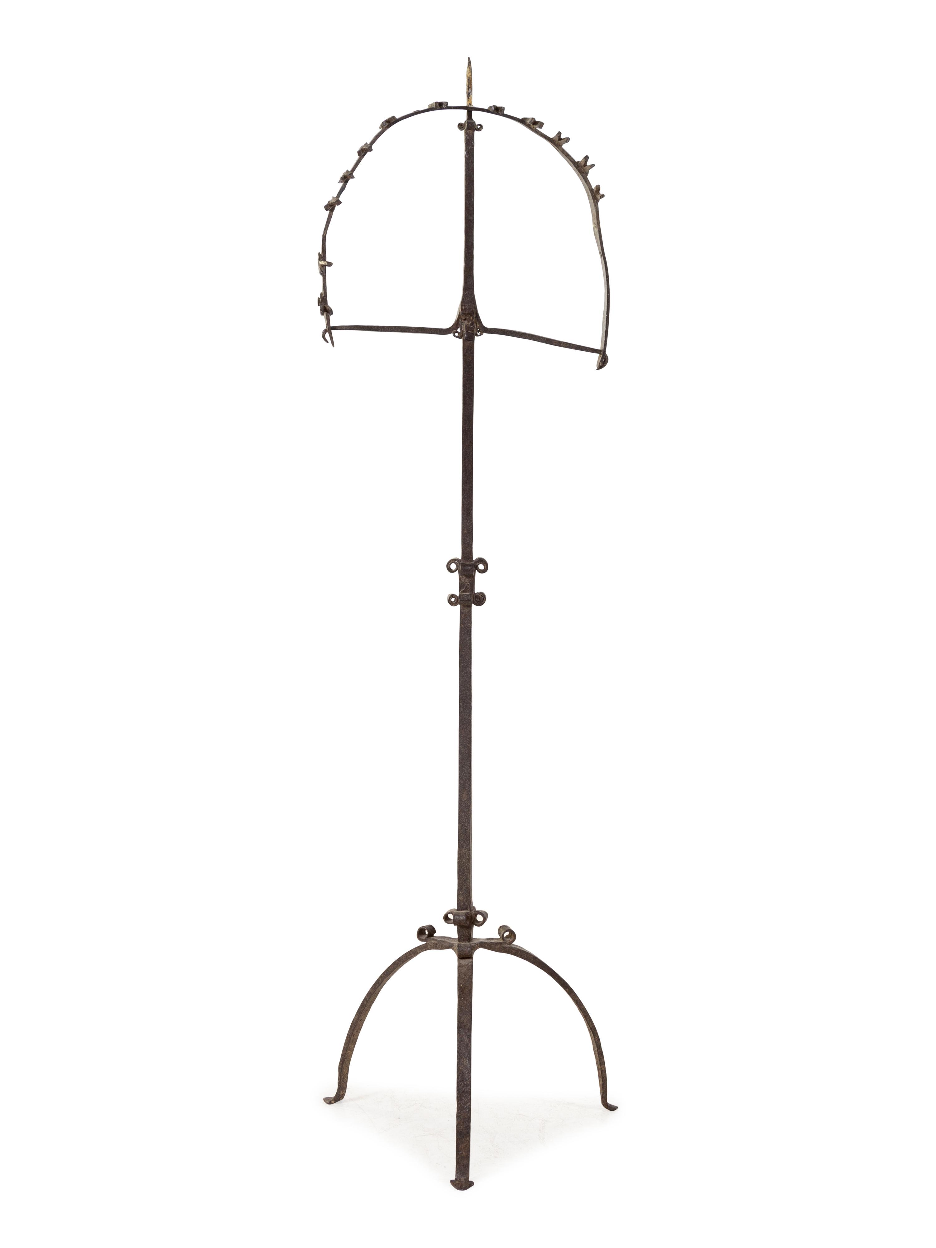 A Continental Iron Torchère