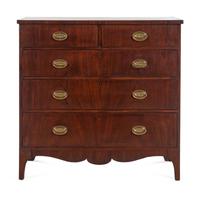 An American Federal Mahogany Chest of Drawers
