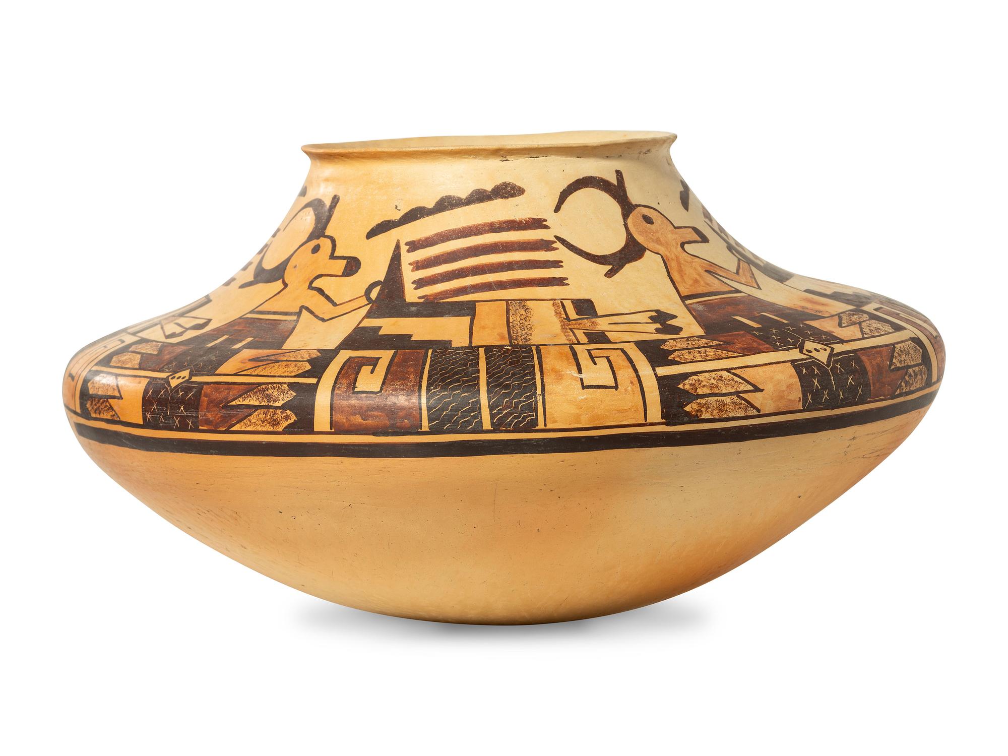 Polychrome Pottery Jar