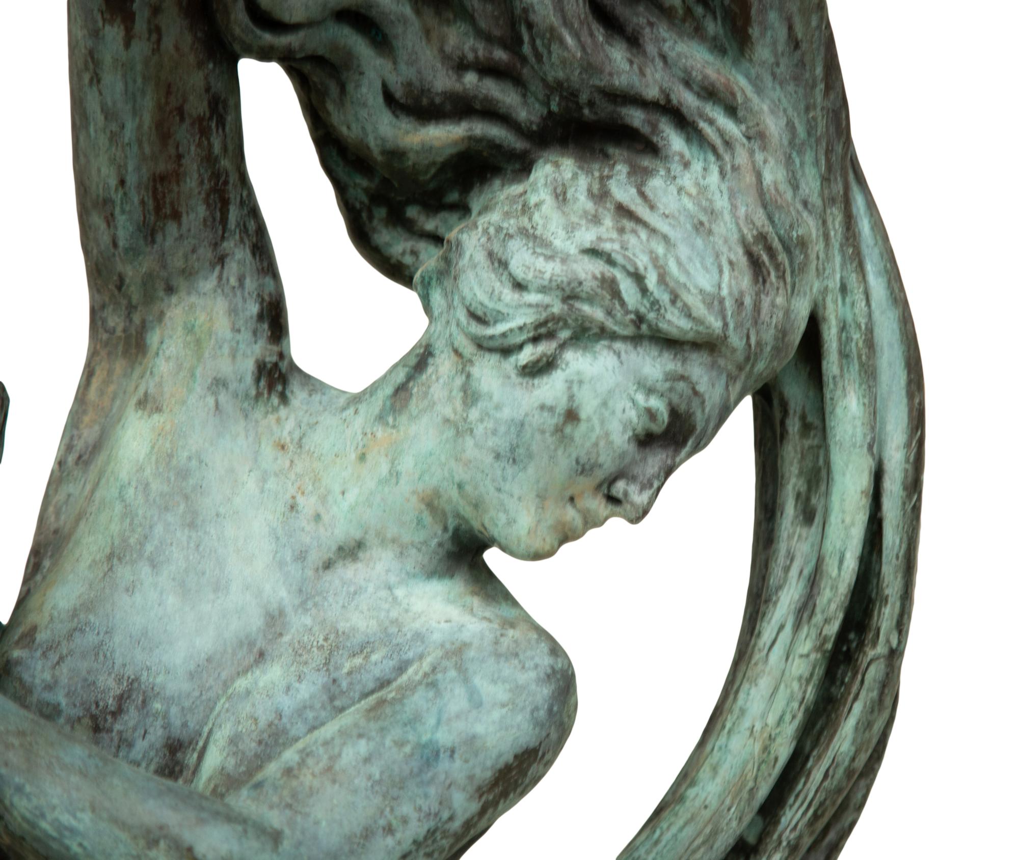 A Patinated Bronze Figure After Gregoire 20th Century