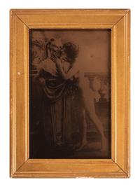[EARLY PHOTOGRAPHY]. A group of photographs of nude subjects, incl. gold tone portraits.