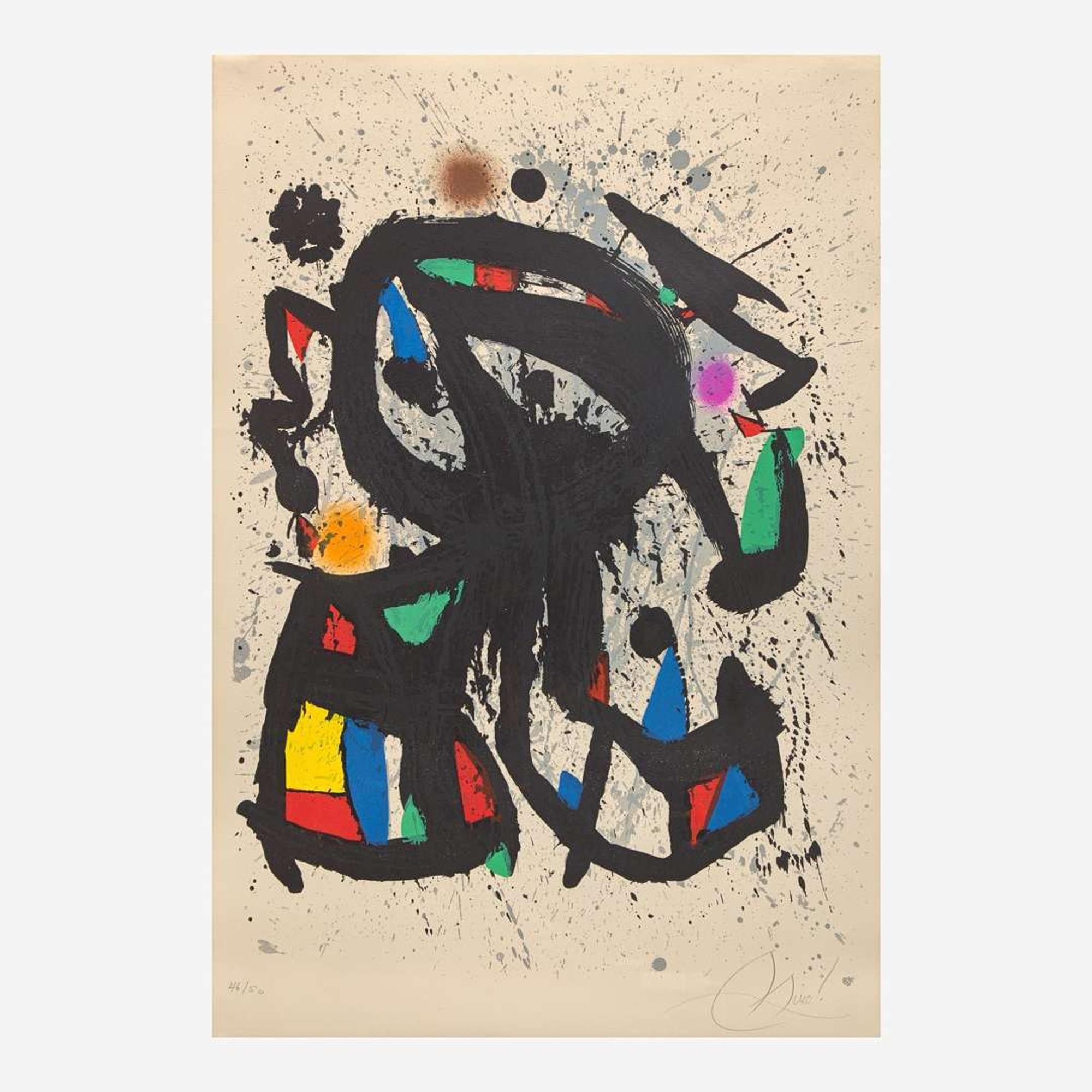Joan Miró (Spanish, 1893-1983) L'Étudiant