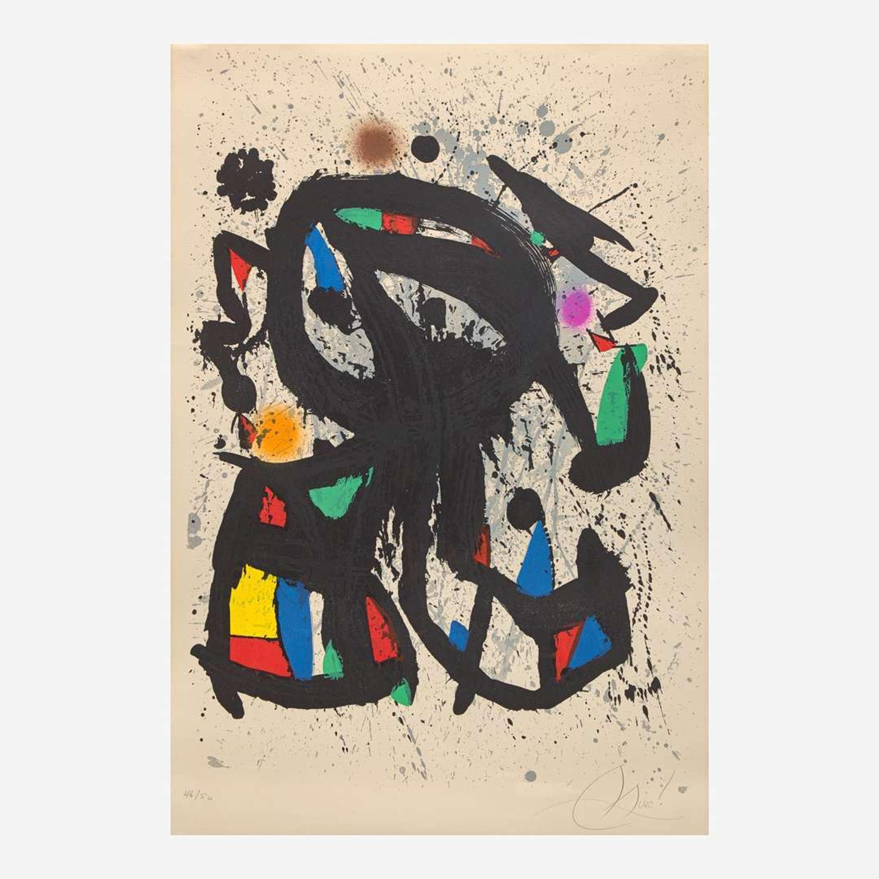 Joan Miró (Spanish, 1893-1983) L'Étudiant