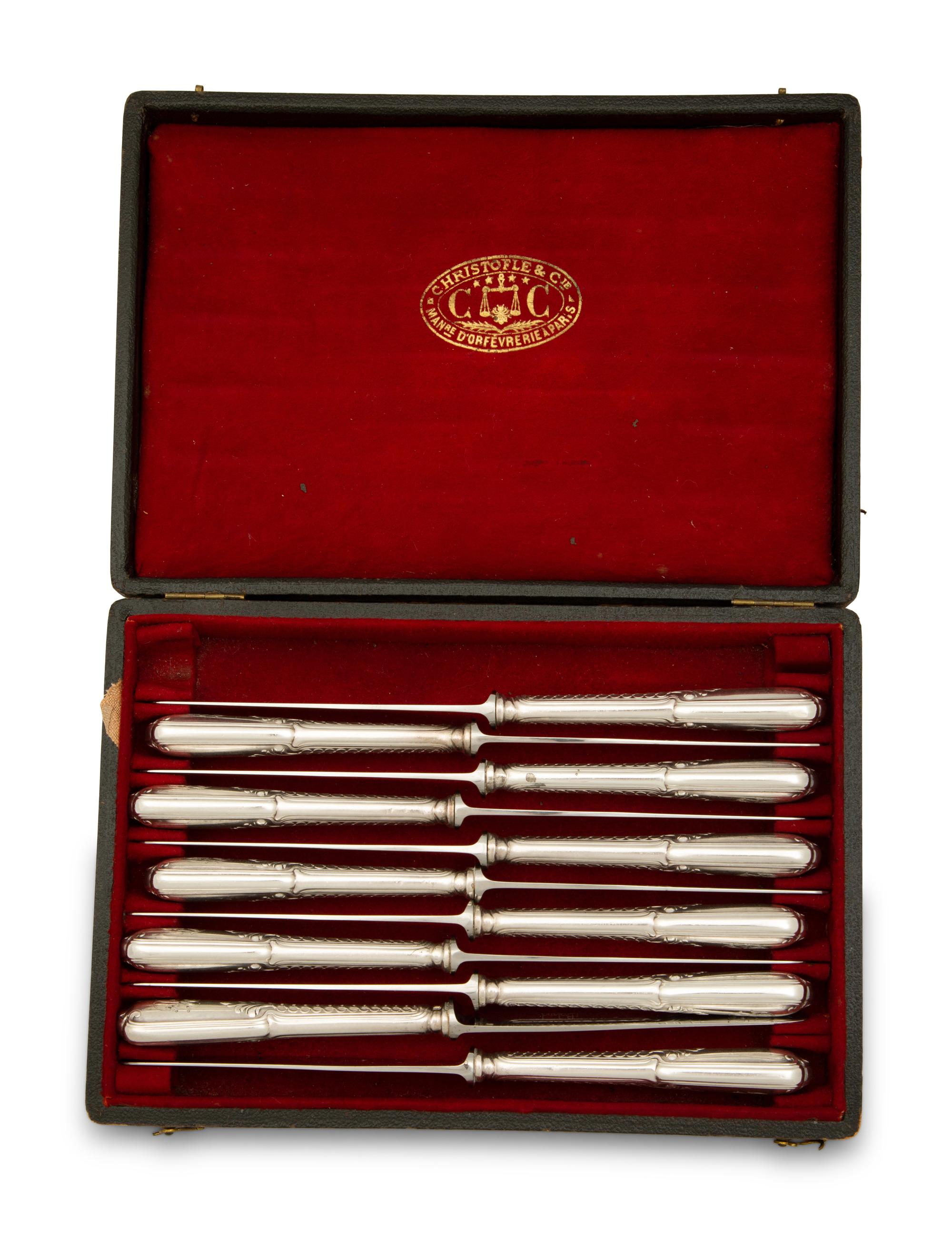 A Christofle Silver Plate Flatware Service — Second Half 19th Century