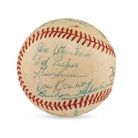 A 1959 Green Bay Blue Jays Team Signed Autograph Baseball