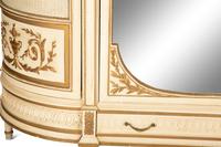 A Louis XVI Style Painted and Parcel Gilt Armoire — 20th Century