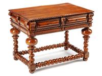 A Portuguese Style Bronze-Mounted Table
